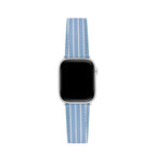 Striped Leather Watch Band for Apple Watch
