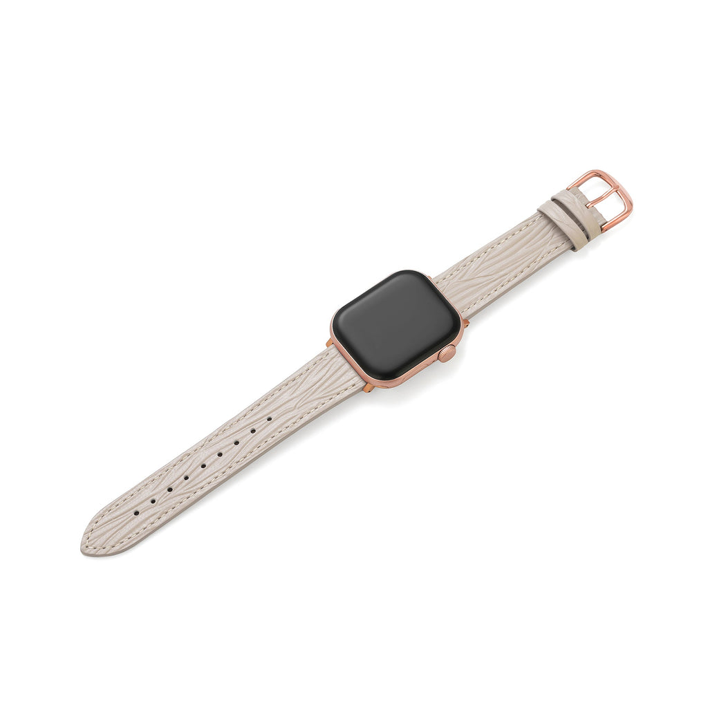 Grainy Leather Watch Band for Apple Watch
