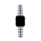 Checker Leather Watch Band for Apple Watch