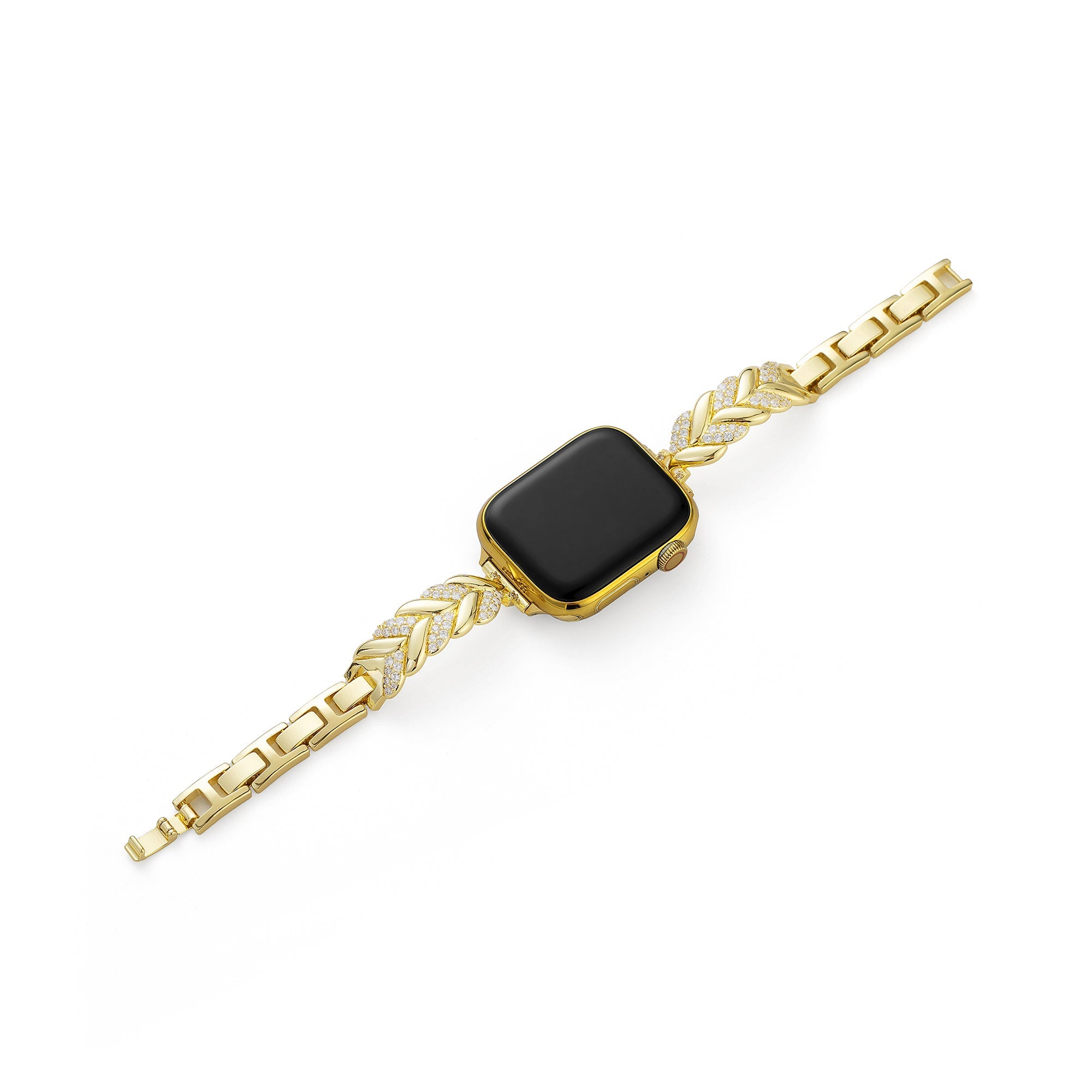 Zircon Braided Copper Watch Band for Apple Watch