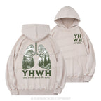 YHWH Christian Washed Hoodie