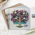 The Lord Is The Strength Christian Wooden Printed Coasters