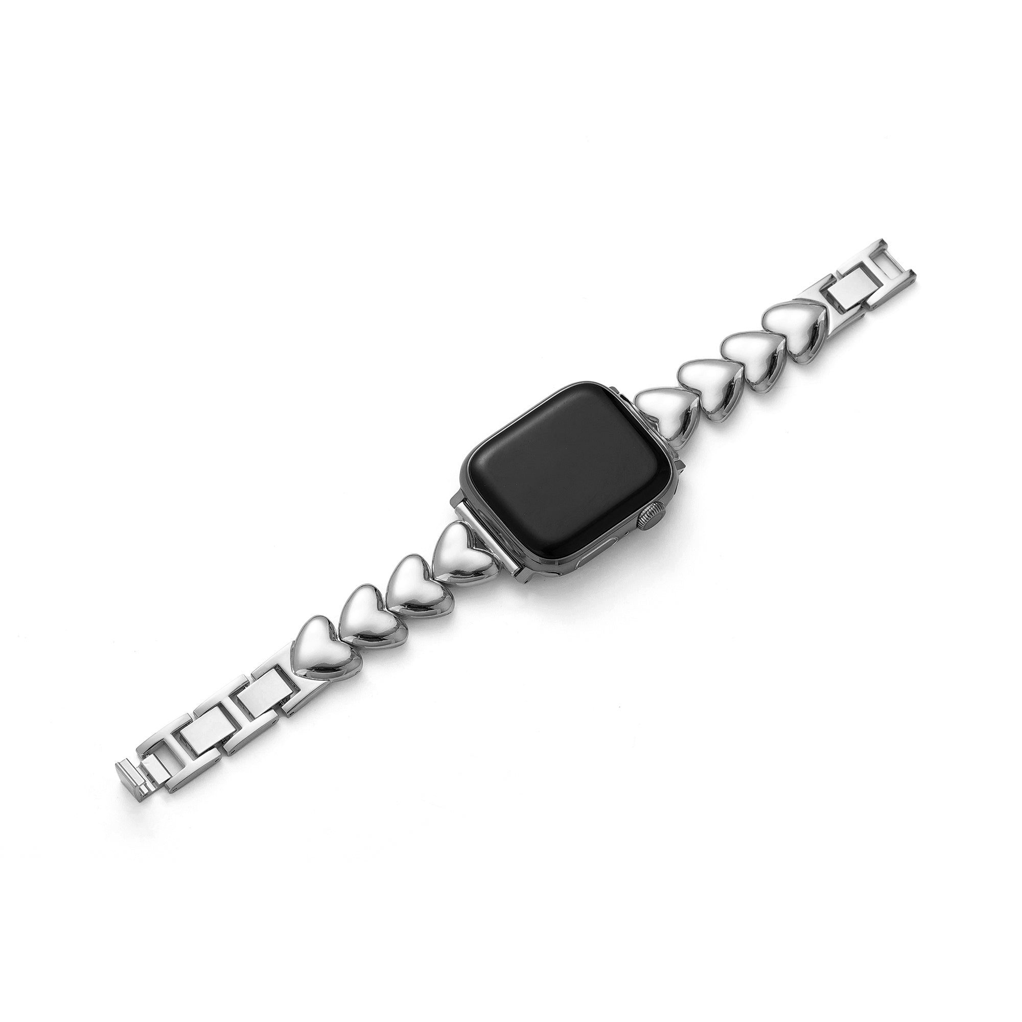 Polished Love Metal Watch Band for Apple Watch