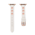Chic Rivet-Studded Leather Watch Band for Apple Watch