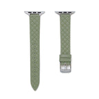 Elegant Quilted Leather Watch Band for Apple Watch