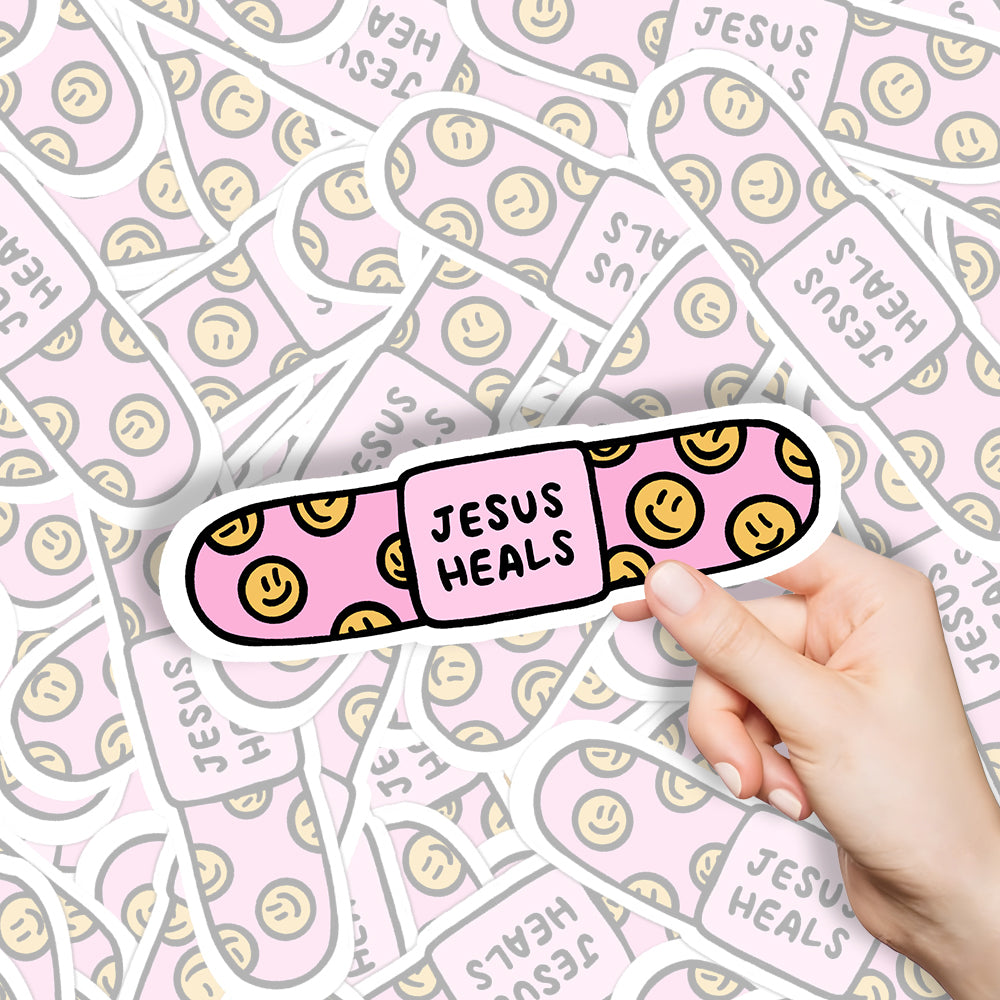 Jesus Heal Christian Sticker