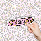 Jesus Heal Christian Sticker