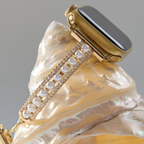 Pearl Beaded Copper Watch Band for Apple Watch