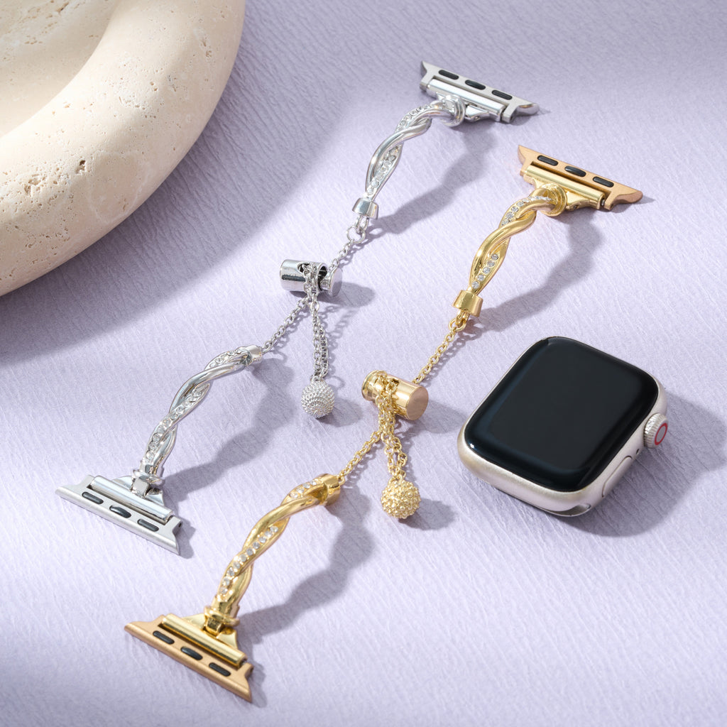 Slim Twist Metal Watch Band for Apple Watch