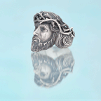 Jesus Christ Sterling Silver Ring