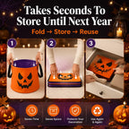 Halloween Colorful Candy Bags Led Light-up Gift Bags