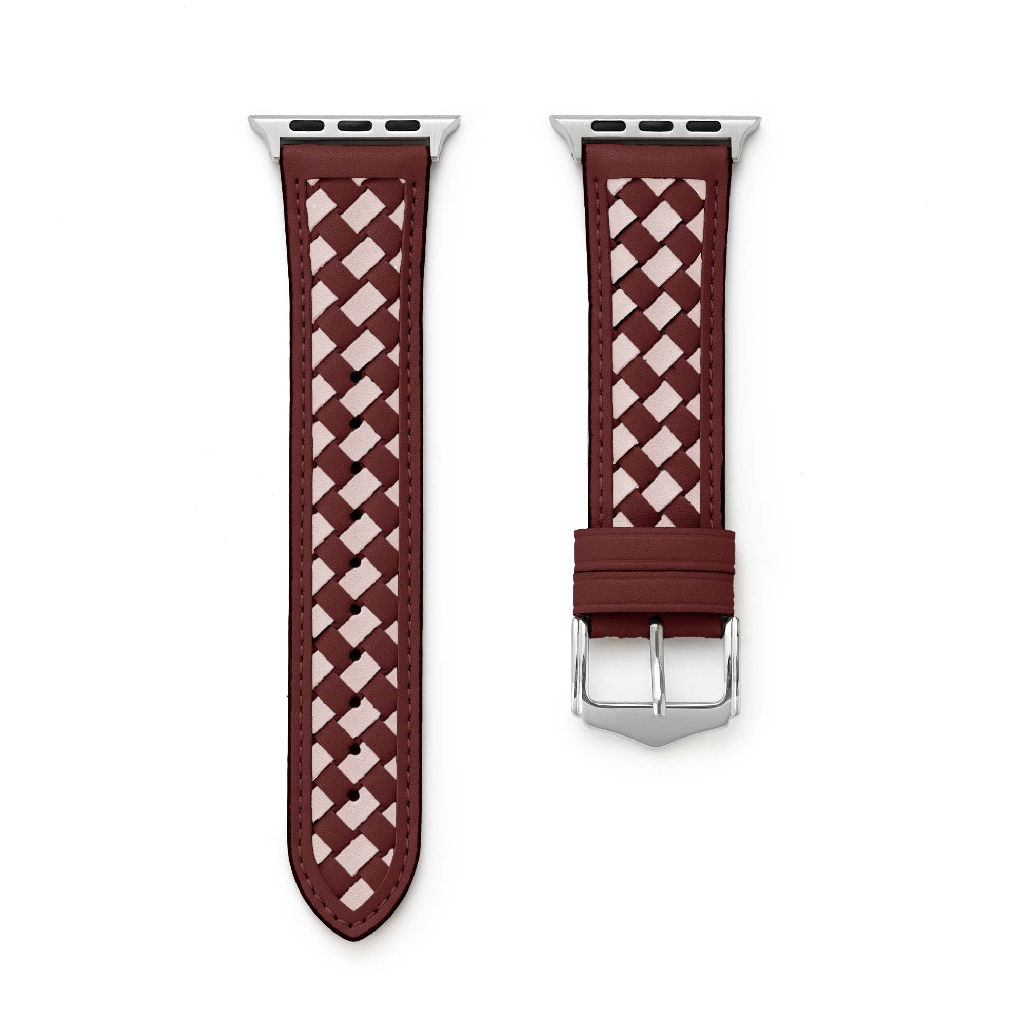 Braided Leather Watch Band for Apple Watch