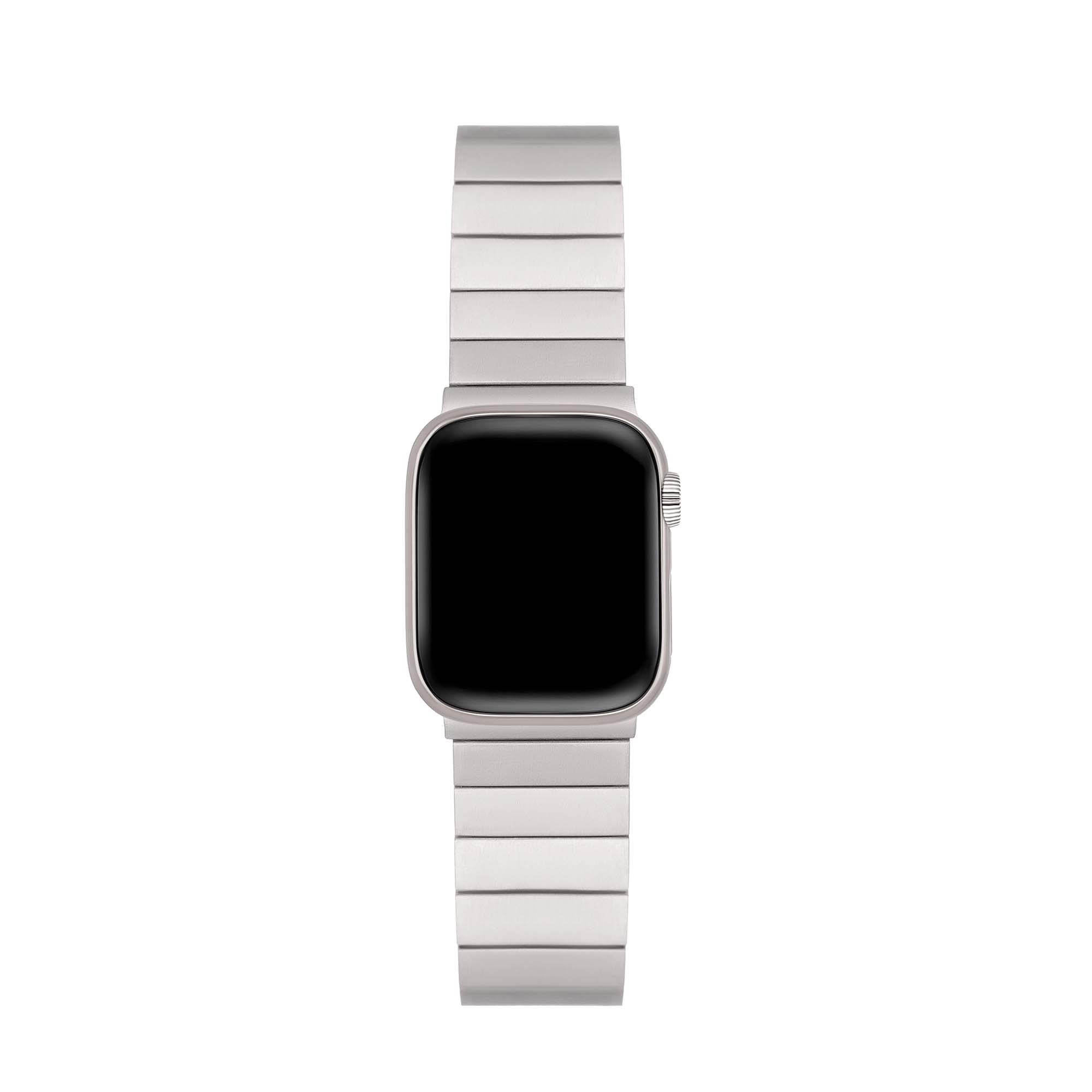 Unisex Rectangular Stainless Steel Watch Band