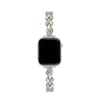 Gleaming Diamond Metal Watch Band