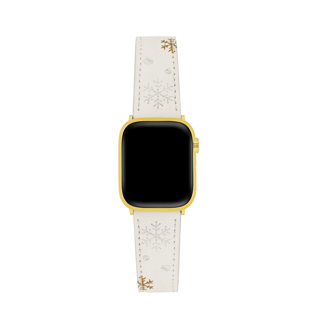 Christmas Snowflake Embroidered Watch Band for Apple Watch