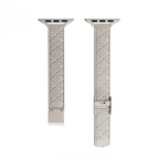 Diamond Textured Stainless Steel Watch Band for Apple Watch