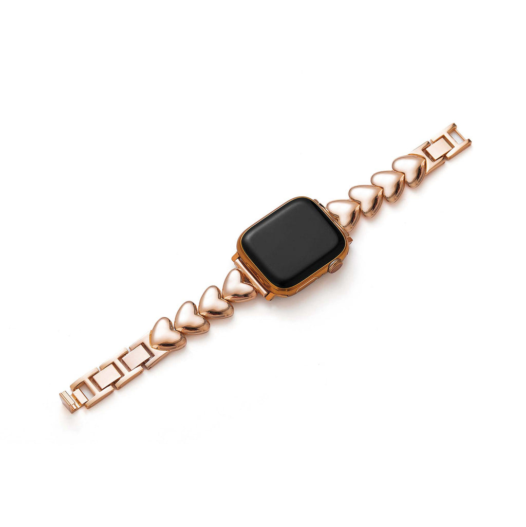 Polished Love Metal Watch Band for Apple Watch