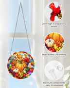 Autumn Harvest Feast Light Suncatcher-Acrylic Window Art