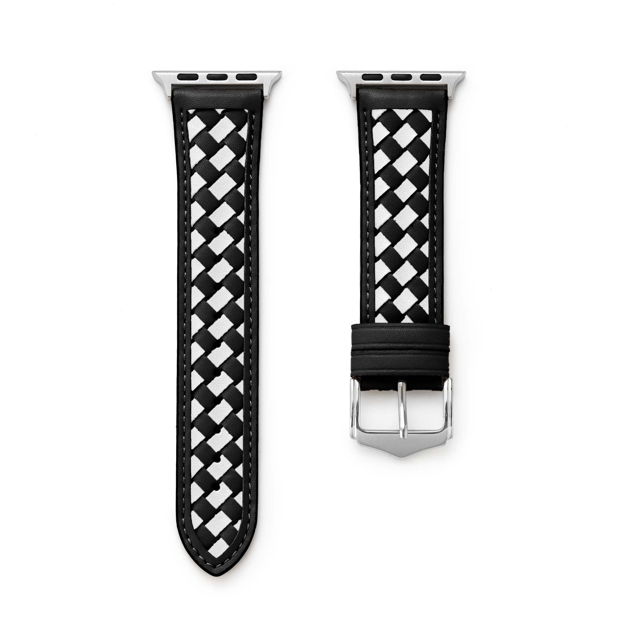 Braided Leather Watch Band for Apple Watch