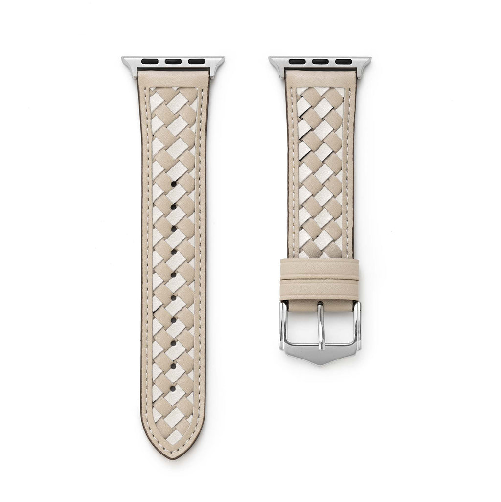Braided Leather Watch Band for Apple Watch
