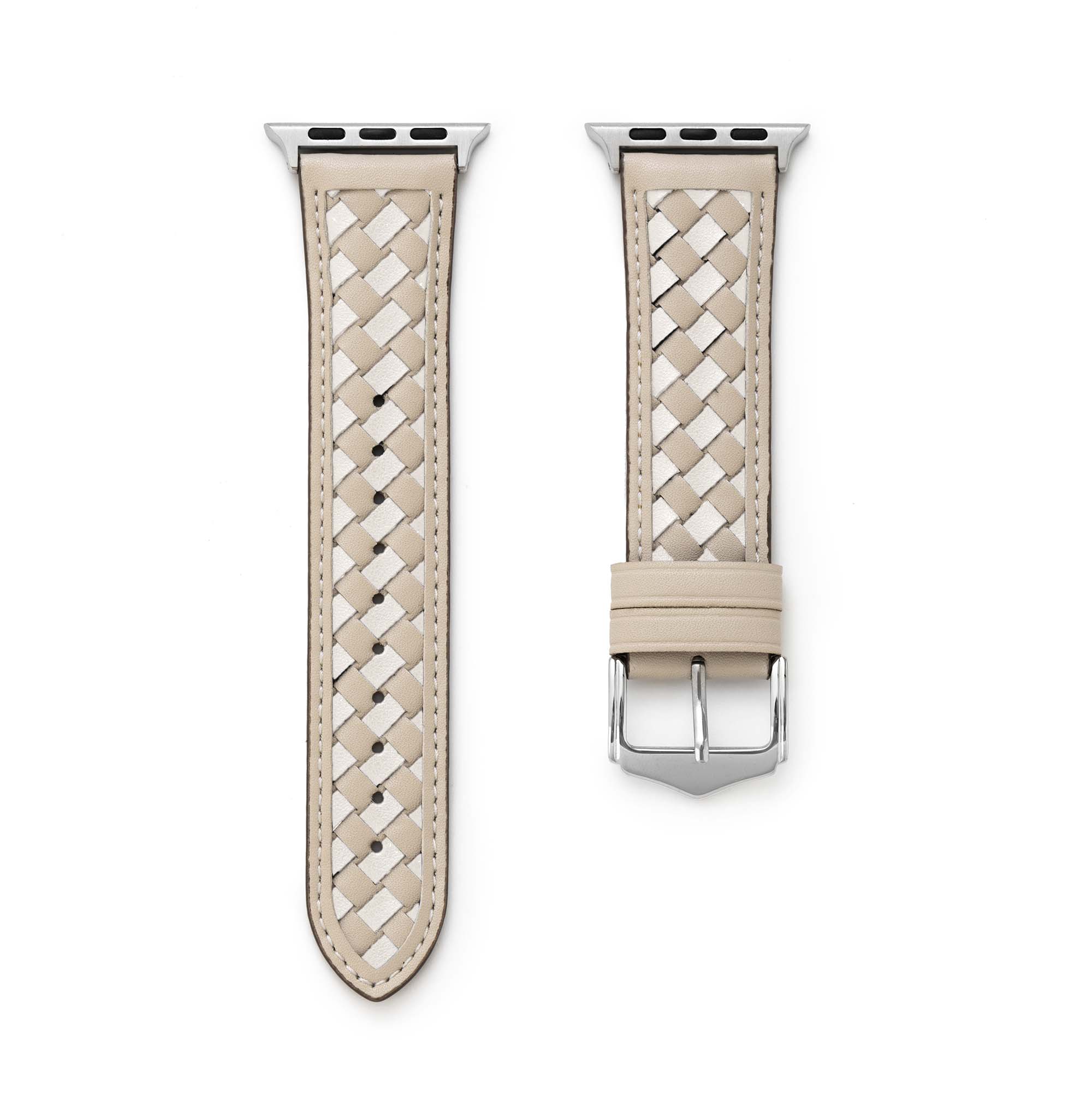 Braided Leather Watch Band for Apple Watch