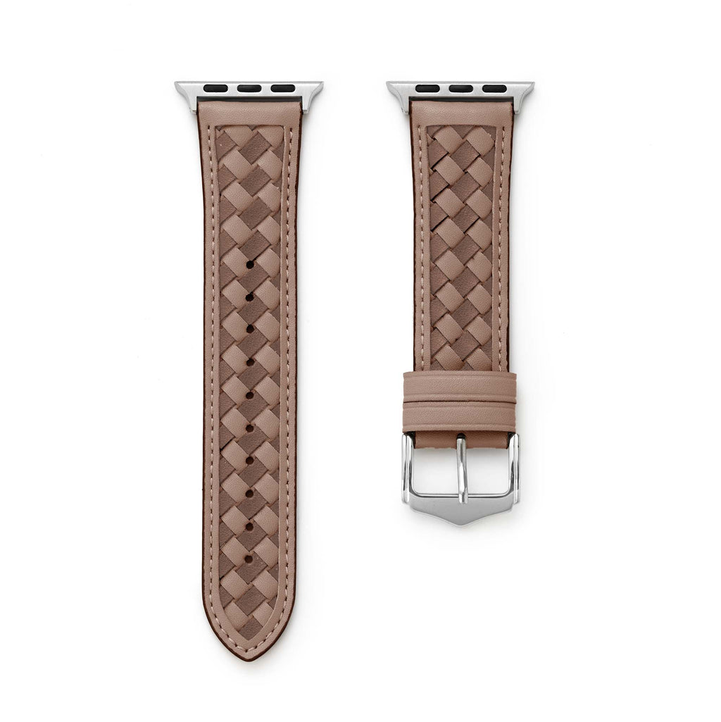 Braided Leather Watch Band for Apple Watch