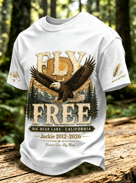 Men's Fly Free Jackie Print T-shirt