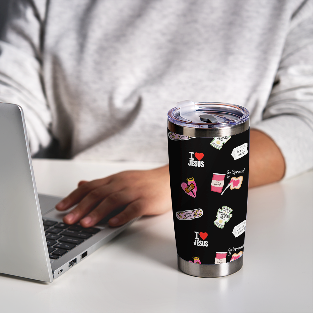 I Love Jesus Christian 20OZ Tumbler