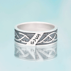 Crown of Thorns Christian Sterling Silver Band Ring