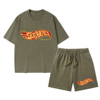 God Heals Christian Washed T-Shirt & Shorts