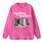 The Stone Was Rolled Away Christian Washed Long Sleeve T-Shirt