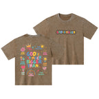 God Is Bigger Kid Washed T-Shirt