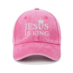 God Is Greater Christian Washed Hat
