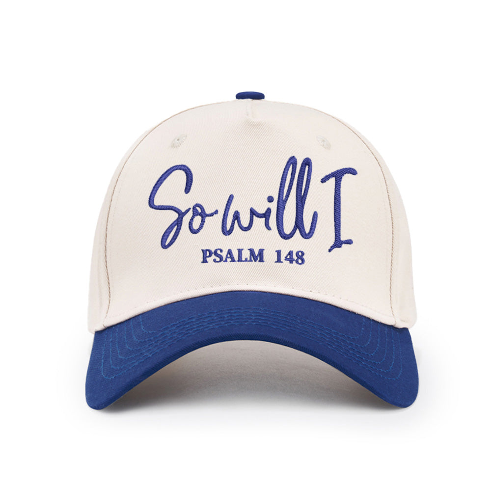 So Will I Christian Trucker Hat
