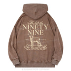 He Left The 99 To Rescues Me Christian Washed Hoodie