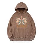 YHWH Floral Christian Washed Hoodie