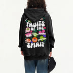 Fruit Of The Spirit Christian Washed Hoodie