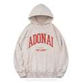 ADONAI My Lord Christian Washed Hoodie