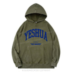 YESHUA Christian Washed Hoodie