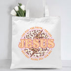 Jesus The Way The Truth Christian Canvas Tote Bag