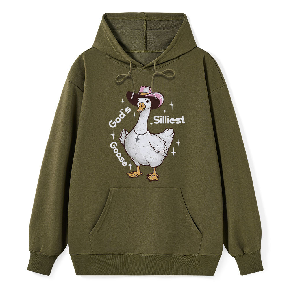 God's Silliest Goose Classic Christian Hoodie