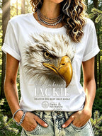 Retro In Loving Memory Of Jackie Rest In Peace Jackie Of Big Bear Valley A Legend. Forever In Our Hearts Print T-Shirt