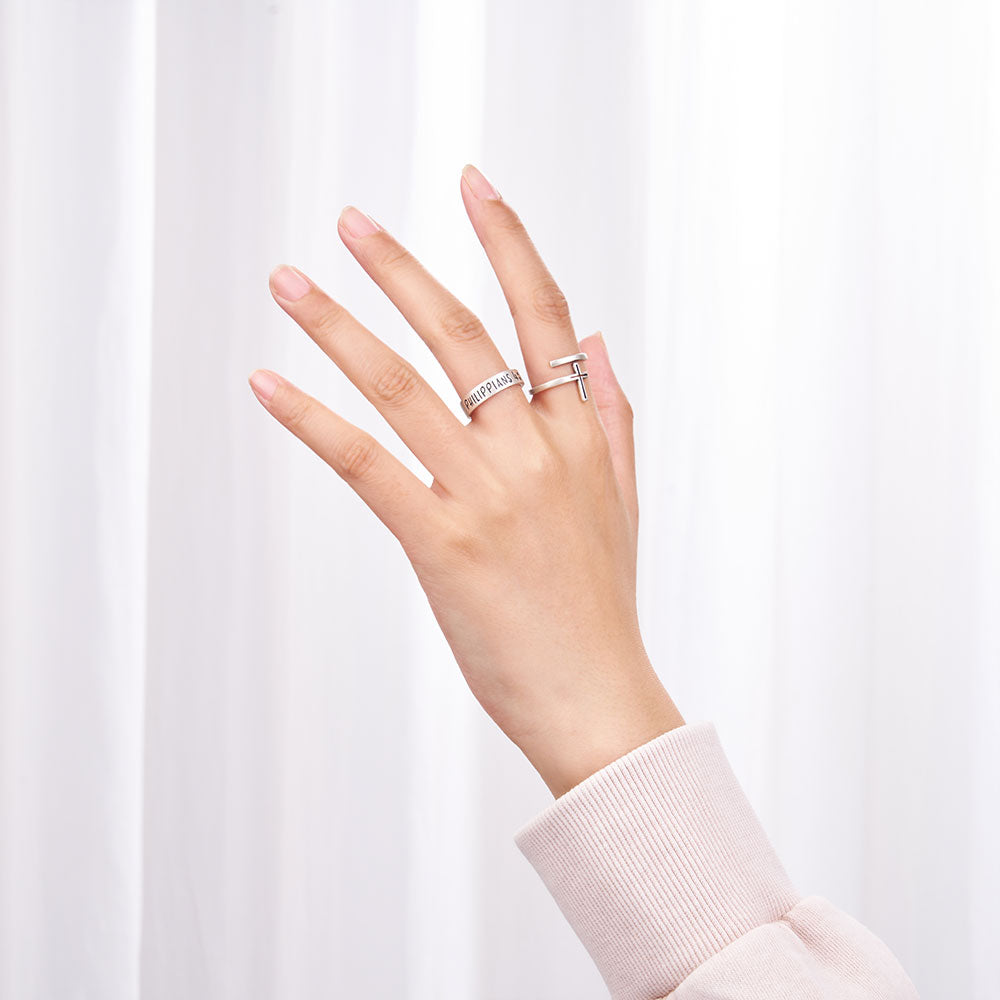 Bible Verse Christian 925 Sterling Silver Ring