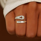 Faith Cross Ring