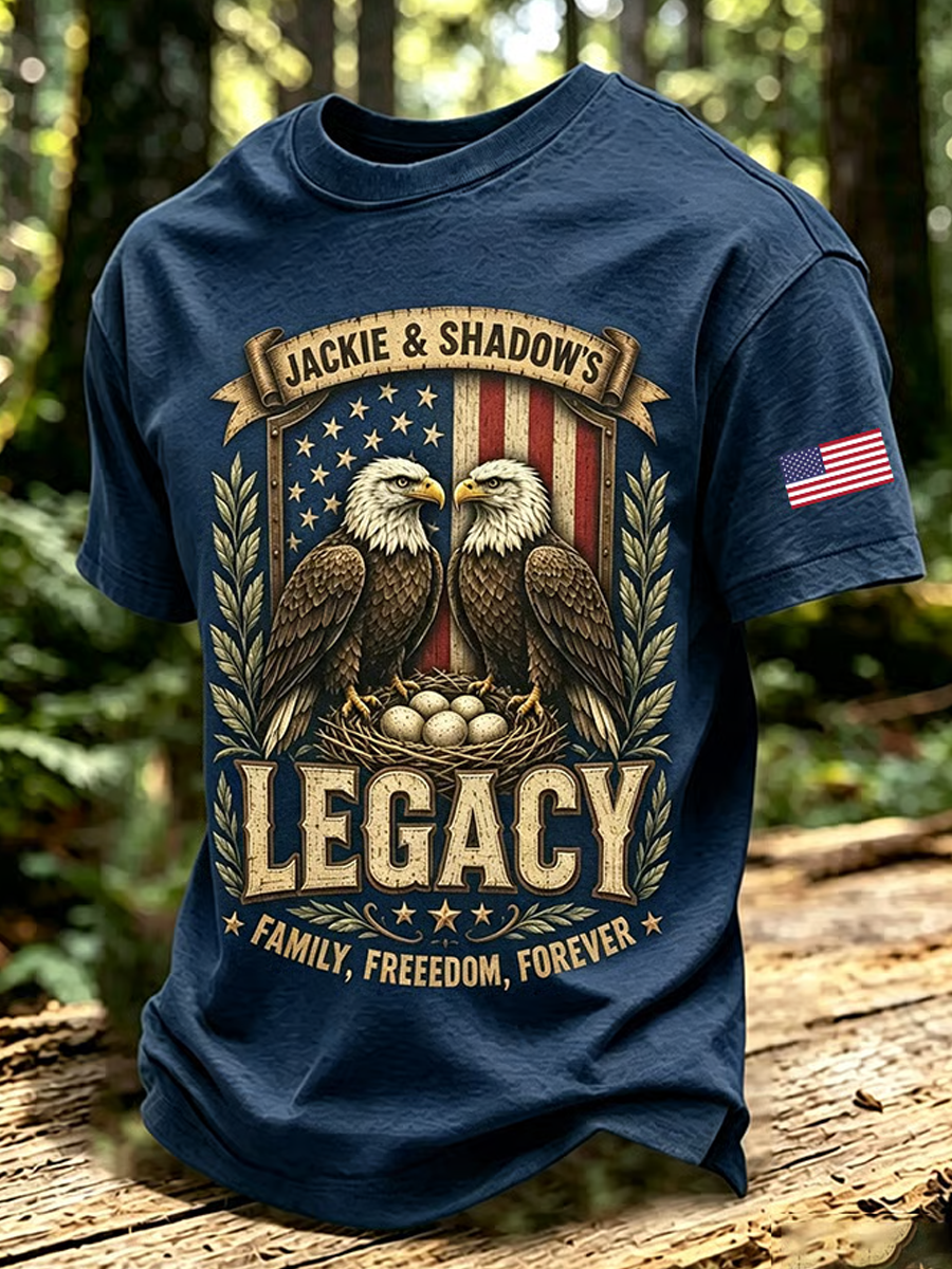 Men's Jackie & Shadow Print Short-Sleeve T-Shirt