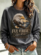 Women'S Forever Over Big Bear Print Sweatshirt