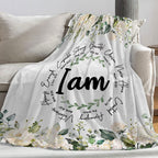 I Am Inspiration Christian Bible Verse Blanket