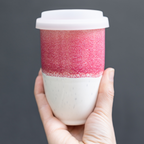 Coral Pink Cup 12oz