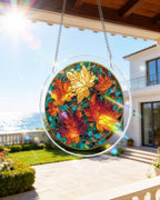Acrylic Jigsaw Puzzle Suncatcher - Golden Maple