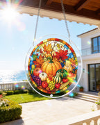 Autumn Harvest Feast Light Suncatcher-Acrylic Window Art